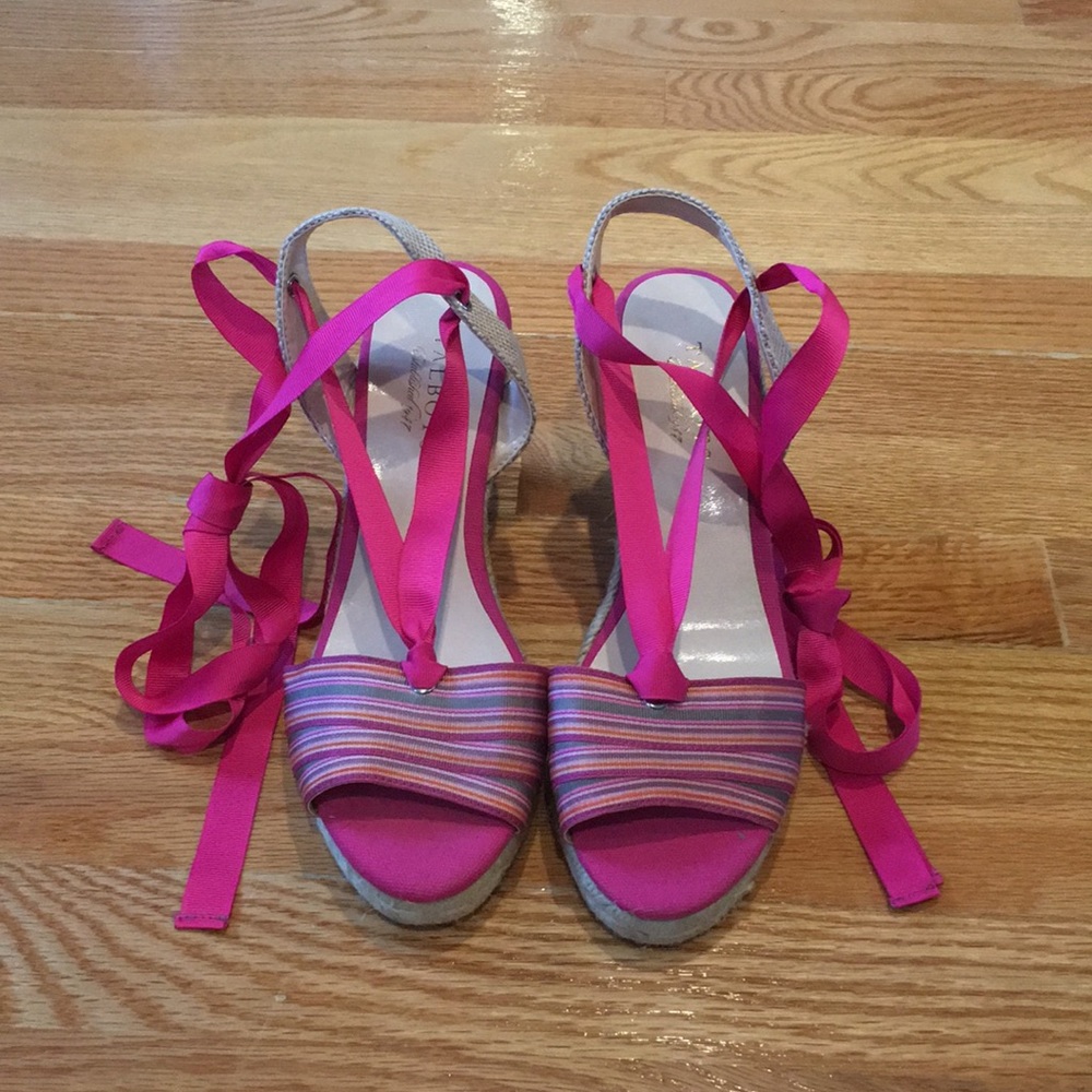NWT—Talbots Pink Serana Espadrilles